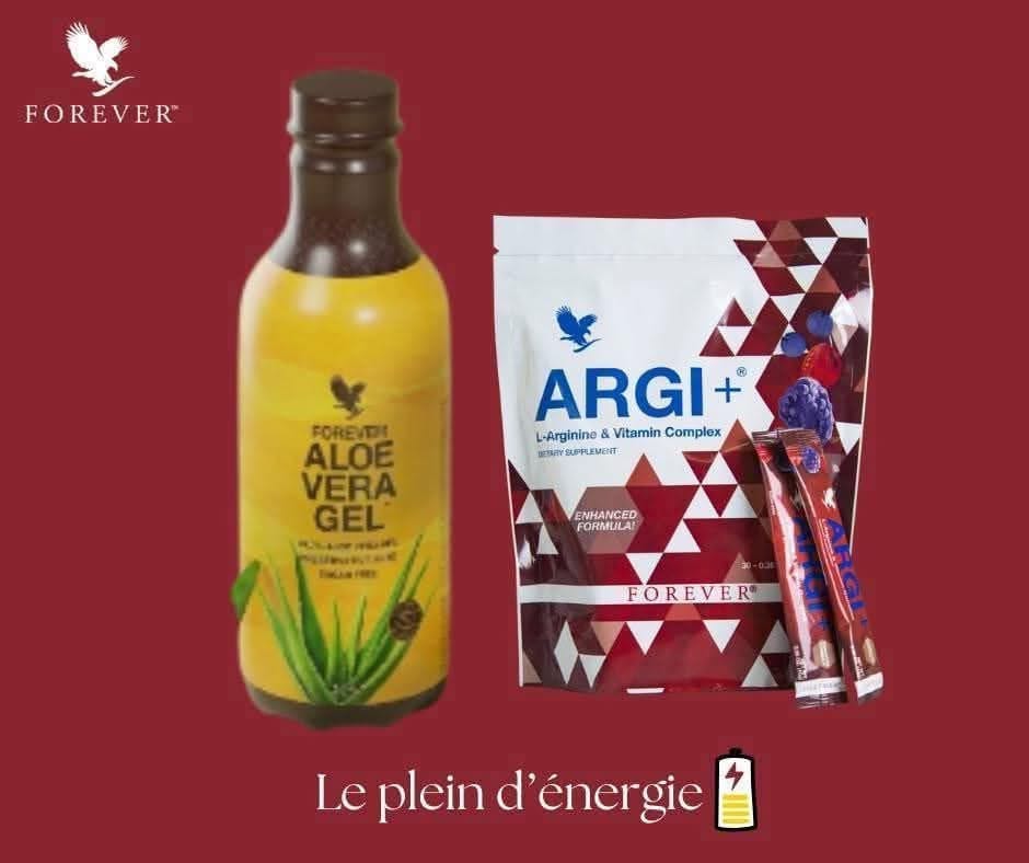 “Forever Aloe Vera Gel + Argi+ Pack