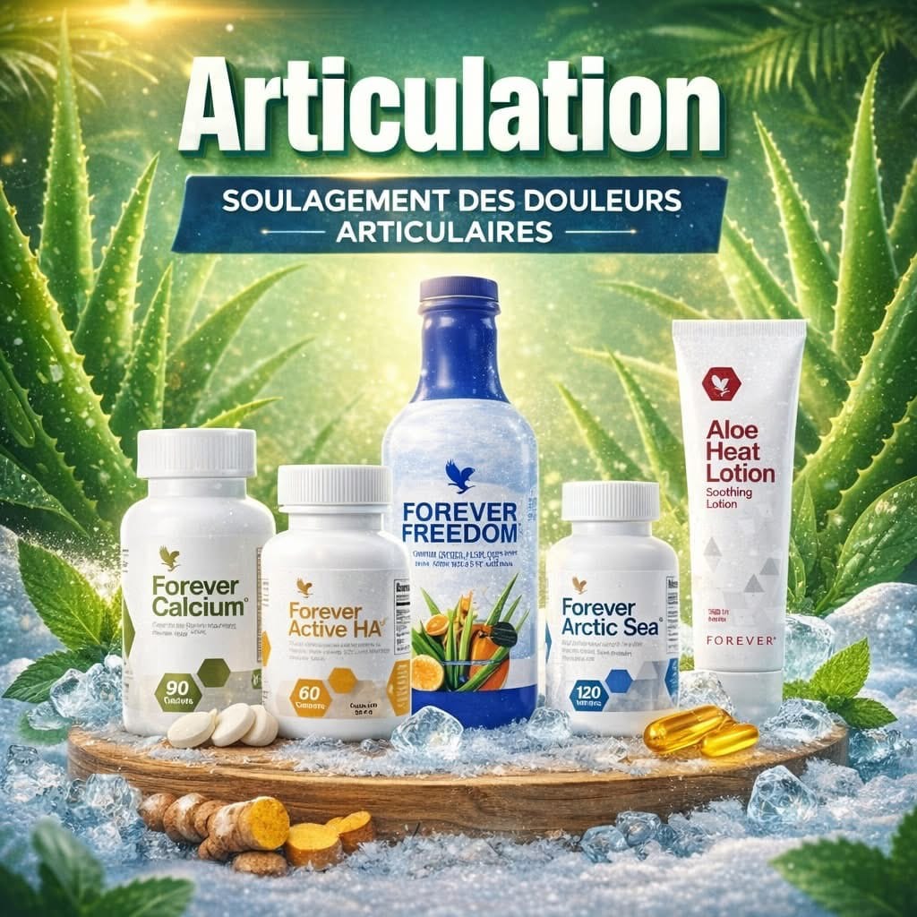 Forever Freedom + Calcium + Active HA + Heat Lotion + Arctic Sea