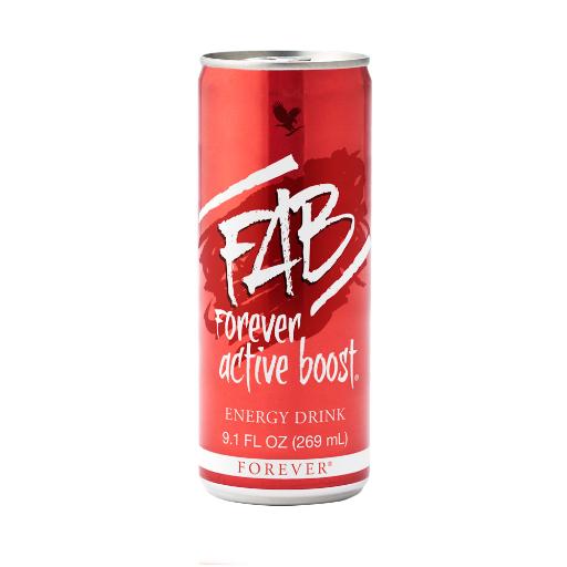 Forever Living FAB Energy Drink 12 Pack Refreshing Vitality Boost