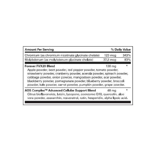 Forever Daily Multivitamin with AOS Complex and 55 Nutrients