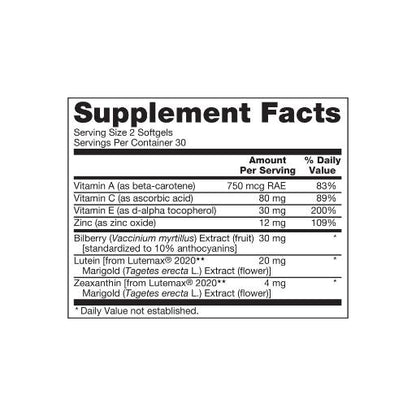 Forever iVision Eye Health Supplement with Bilberry and Lutein