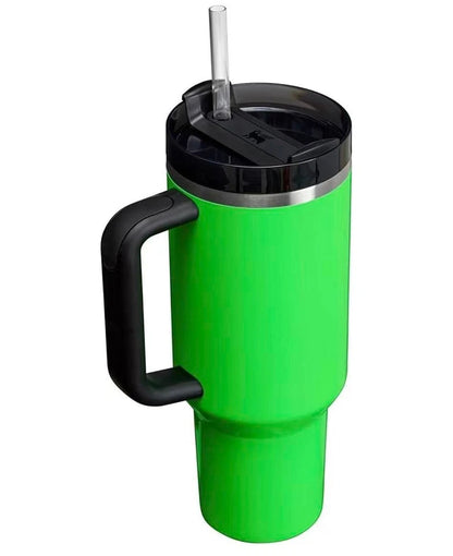 Stanley The Quencher H2.0 FlowState Tumbler 40oz Fluorescent Green – Vacuum Insulated