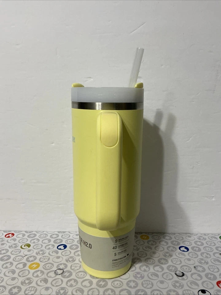 Stanley Quencher H2.0 FlowState Tumbler 30oz Pomelo Yellow – New – Fast Shipping